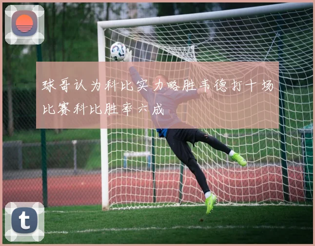 球哥认为科比实力略胜韦德打十场比赛科比胜率六成